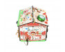 Бизиборд домик "Веселая ферма" для детей от 6 месяцев, размер 32*28*26, ChiDe