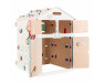Бізіборд "Дерев'яний білий будиночок" для дітей віком від 1 року. Найкращий подарунок малюкові. Розмір 60*40*40, ChiDe