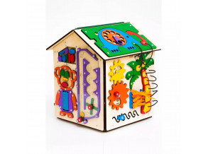 Бизидом "Африка" 33х33х40 см. деревянная игрушка для детей от производителя 