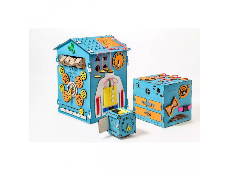 Бизидом синий 60х40х40 Детям на подарок. от производителя детских игрушек ChiDe