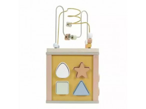 Дерев'яний ігровий куб Little Goose Mint 40х20х20 см, маніпуляційна дошка для дітей від 1,5 років, ChiDe