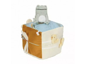 Мягкий развивающий кубик Little Goose 15х15х15 см, бизикубик для малышей с рождения, ChiDe