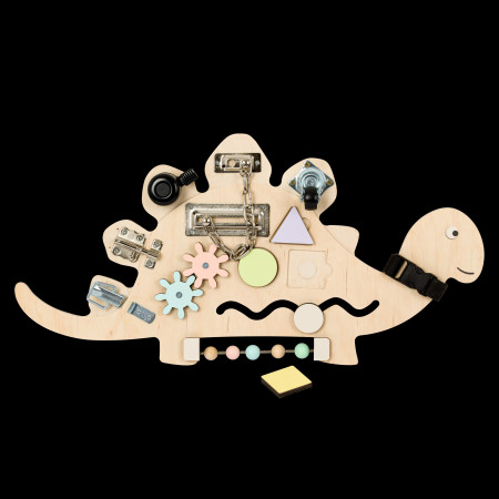 Манипуляционная доска Woobiboo Sensosaur, 36 х 24 см, ChiDe