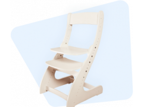 Зростаючий стілець для дітей із дерева "Павич" 82х40 см ChiDe