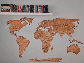 Карта мира деревянная ChiDe