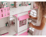 Великий ляльковий будиночок для Барбі з меблями  рожевий 105х29х72 см ChiDe