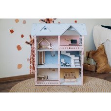 Ляльковий будиночок Dolly Loft Light, дерев’яний, для ляльок LOL