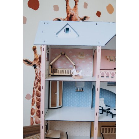 Ляльковий будиночок Dolly Loft Light, дерев’яний, для ляльок LOL