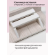 Ключница в прихожую  белая деревянная открытая с полкой  27х22 см ChiDe
