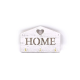 Ключница настенная деревянная белая "HOME"  20х15 см ChiDe