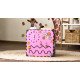Бизикуб 30x30x30см розовый. Бизиборд для девочки. Игрушка из дерева для развития ребенка от CHIDE