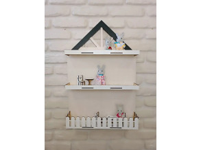 Ляльковий будиночок для Барбі у вигляді полички 53х36 см