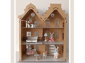 Ляльковий будиночок для LOL АЖУРНИЙ в європейському стилі. Будиночок для ляльок 