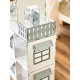Ляльковий будиночок із дерева Королівський палац сірий 105х80х35 см без меблів. Будиночок ляльковий сірий без меблів від CHIDE
